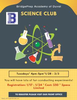 Science Club - starting soon